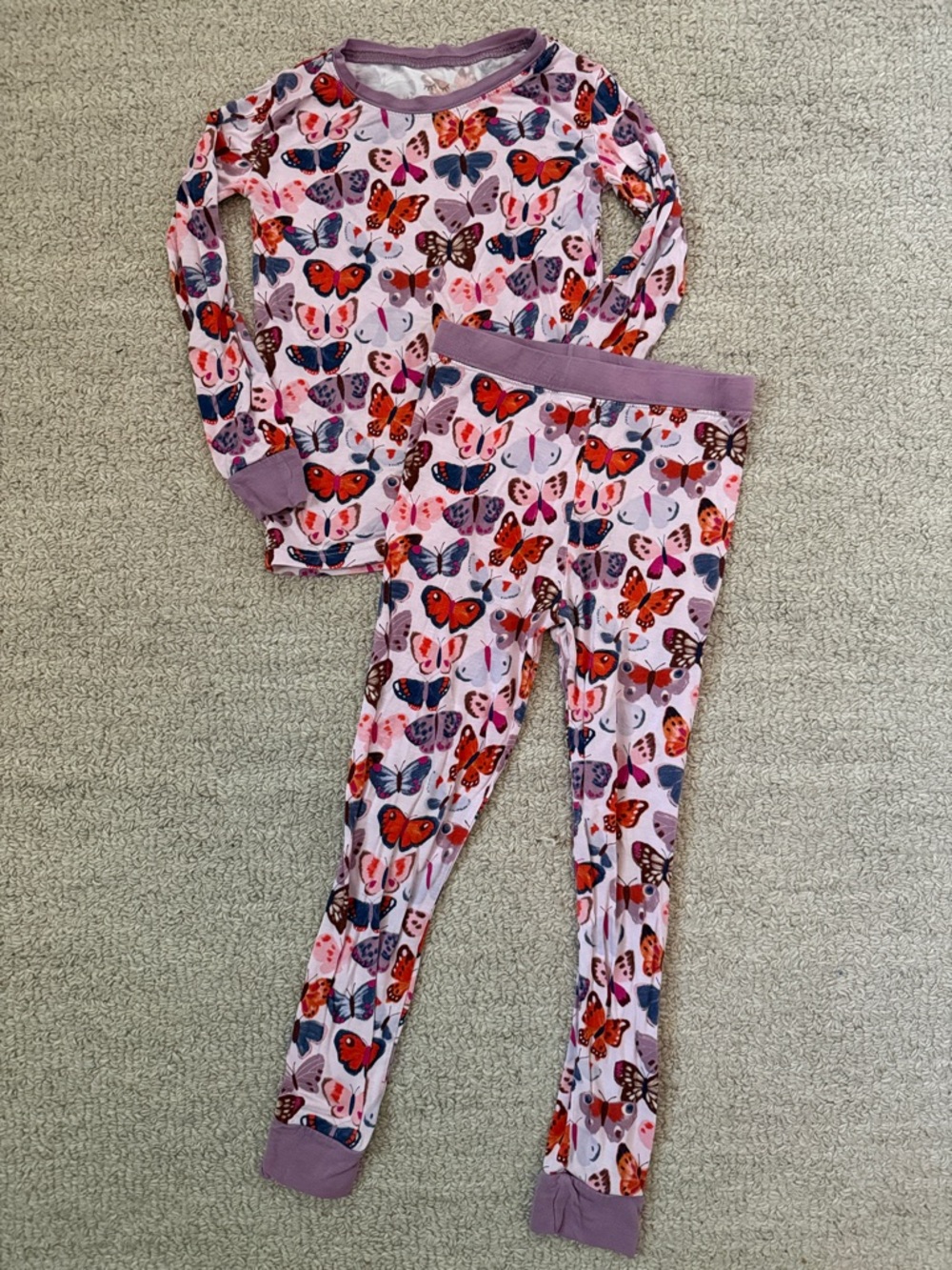Little Sleepies Butterfly Pajama Set - Long Sleeve Top & Pants